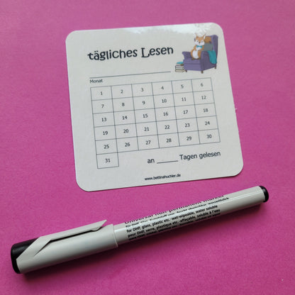 Lesetracker „Lesehörnchen" 🐿
