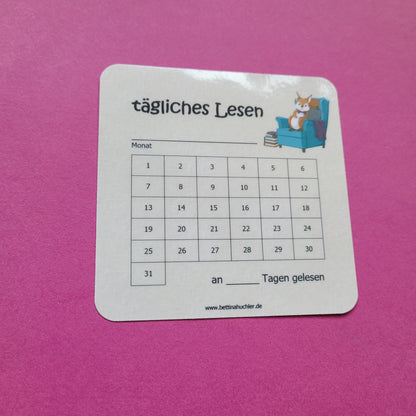 Lesetracker „Lesehörnchen" 🐿