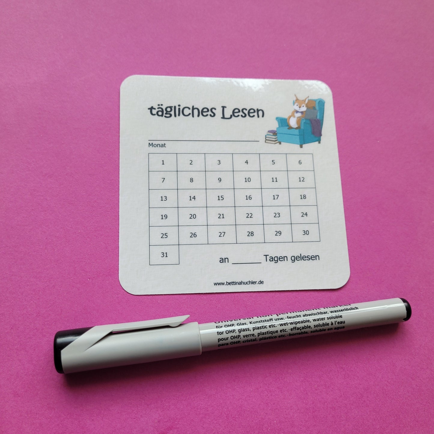 Lesetracker „Lesehörnchen" 🐿