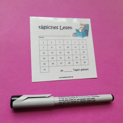 Lesetracker „Lesehörnchen" 🐿