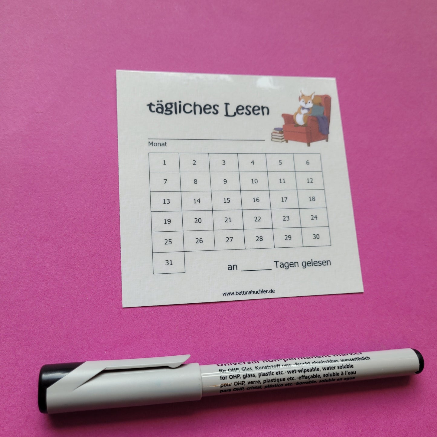 Lesetracker „Lesehörnchen" 🐿