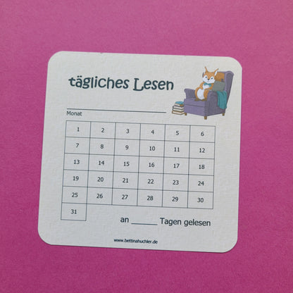 Lesetracker „Lesehörnchen" 🐿