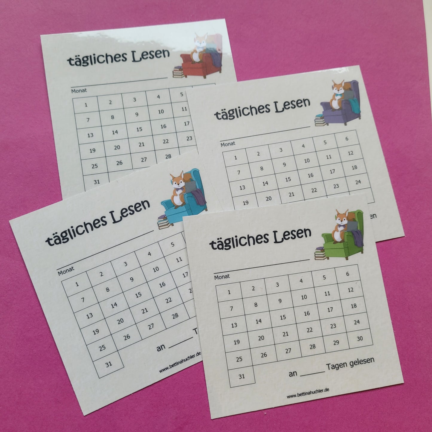 Lesetracker „Lesehörnchen" 🐿