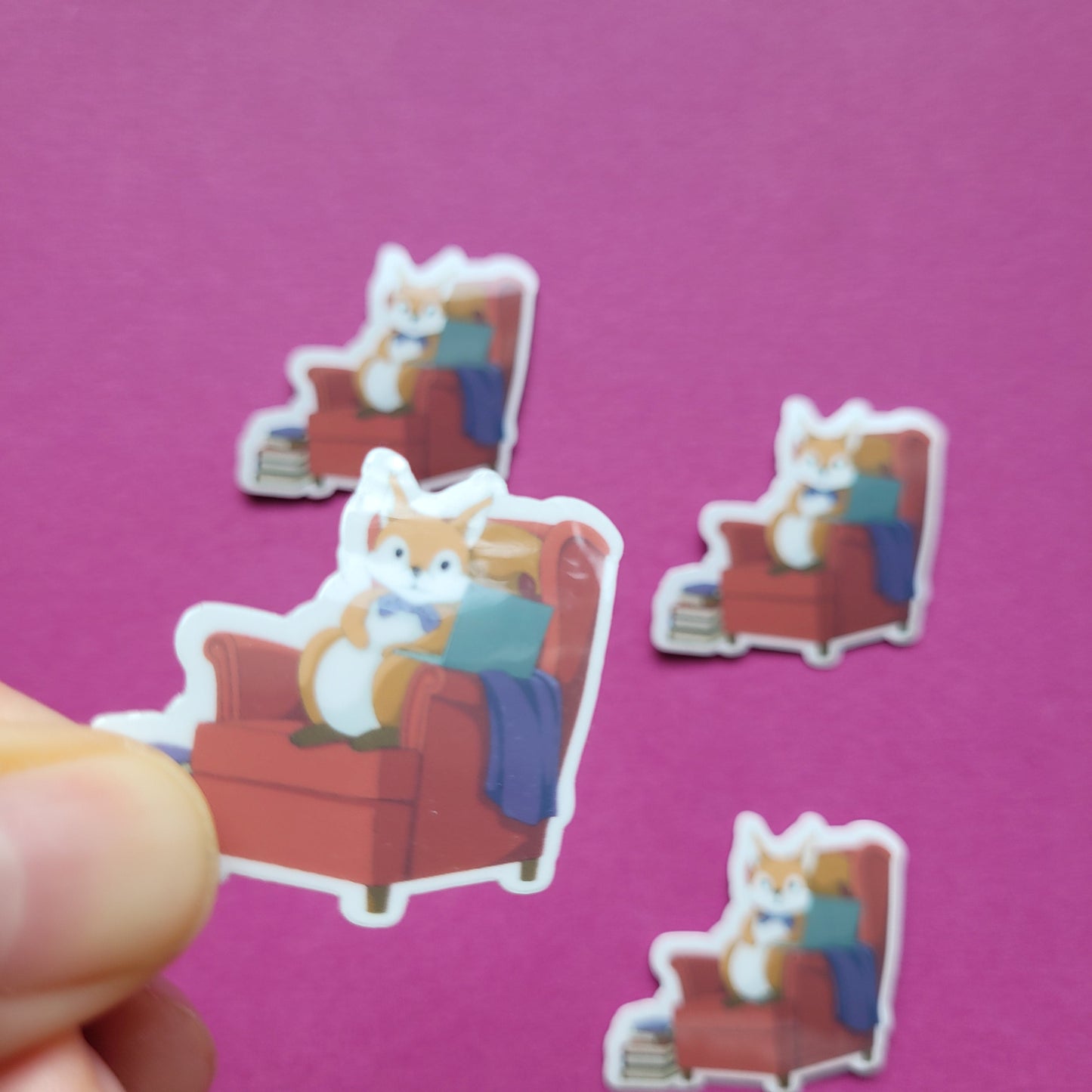Sticker „Lesehörnchen"