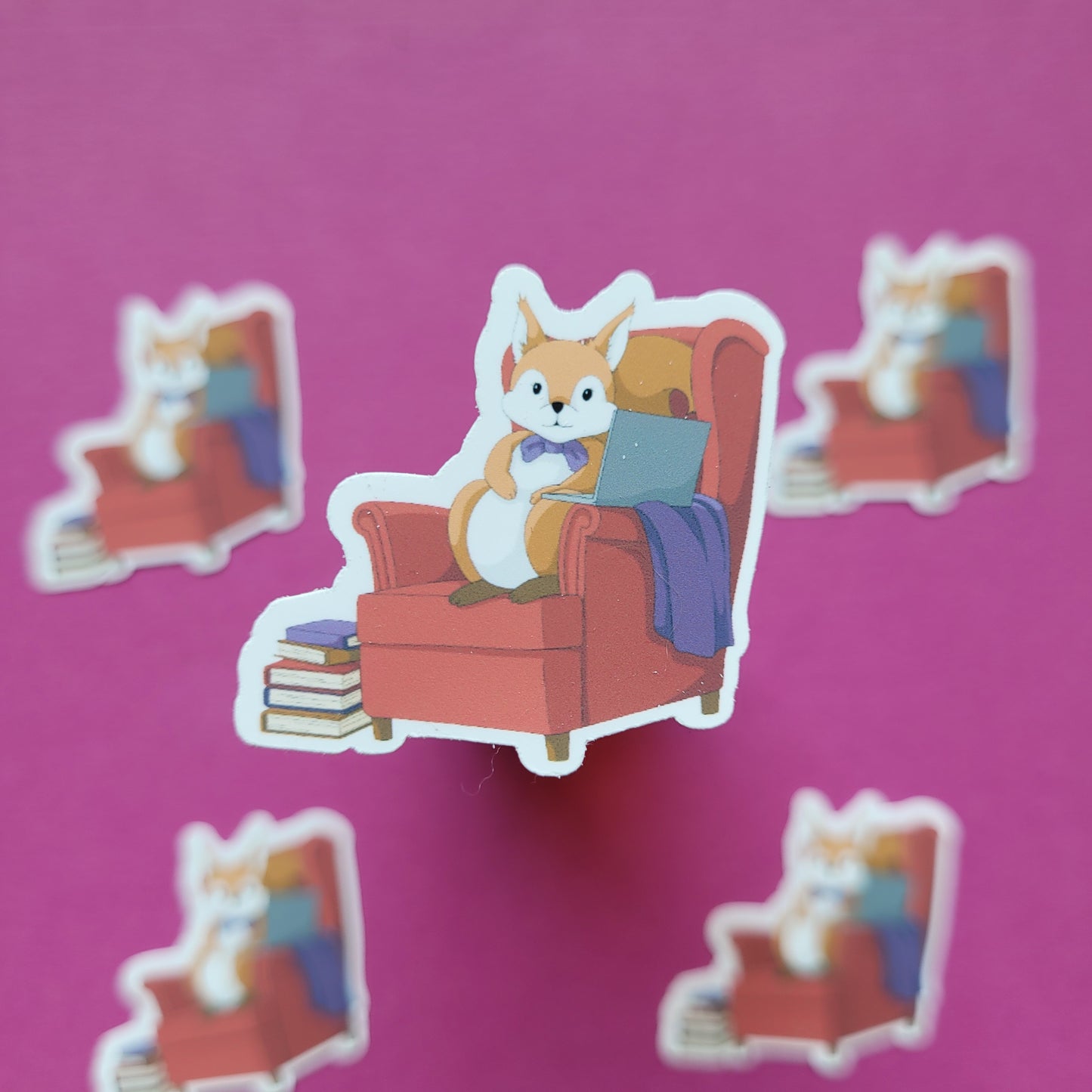 Sticker „Lesehörnchen"