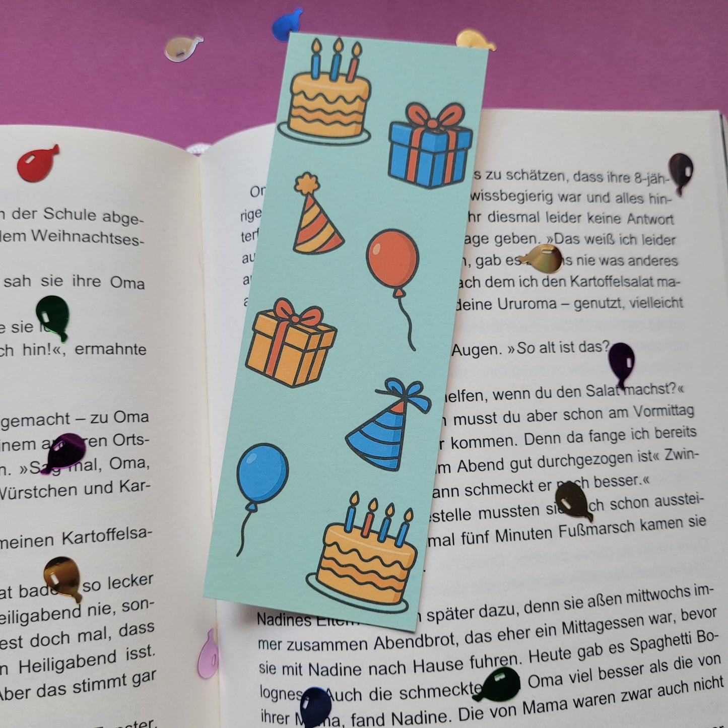 Standard-Lesezeichen "Geburtstag"
