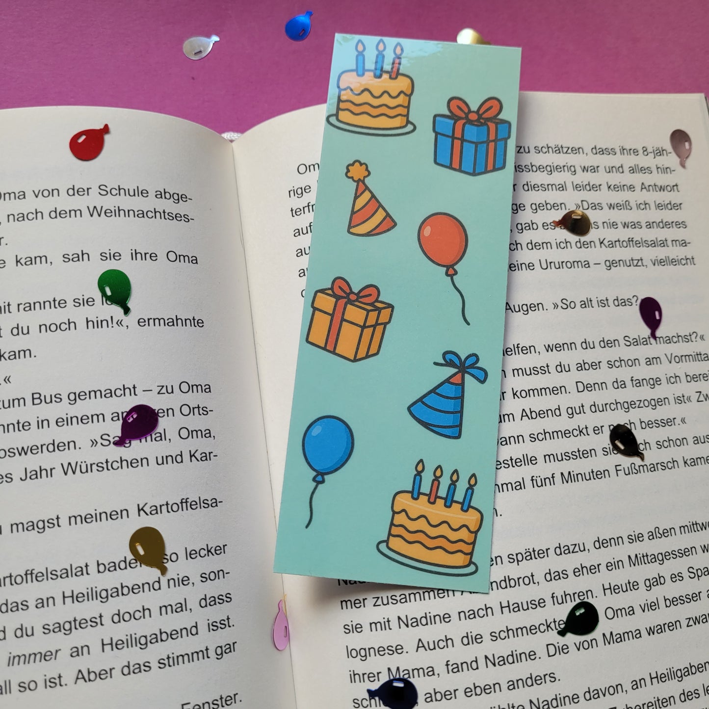Standard-Lesezeichen "Geburtstag"