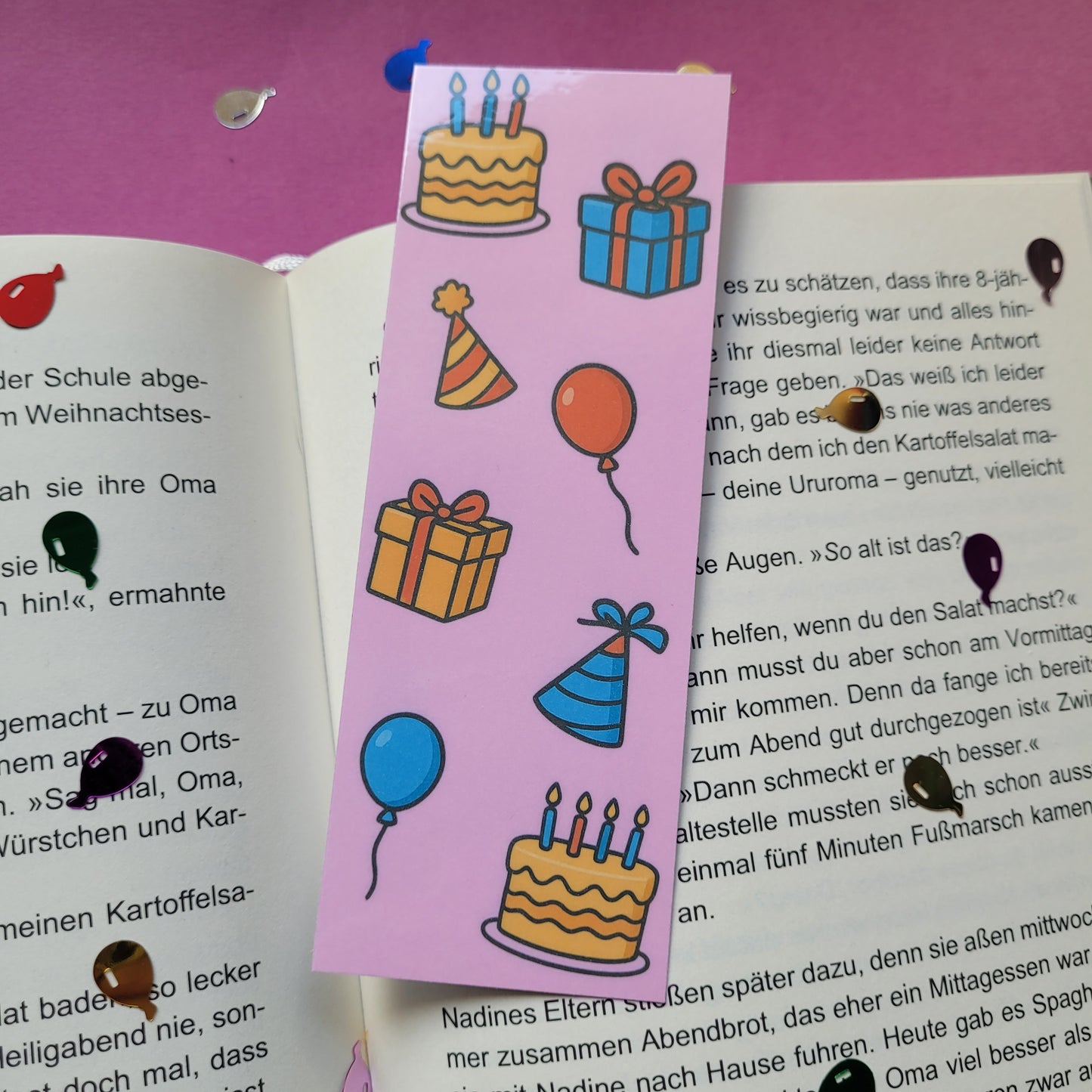 Standard-Lesezeichen "Geburtstag"