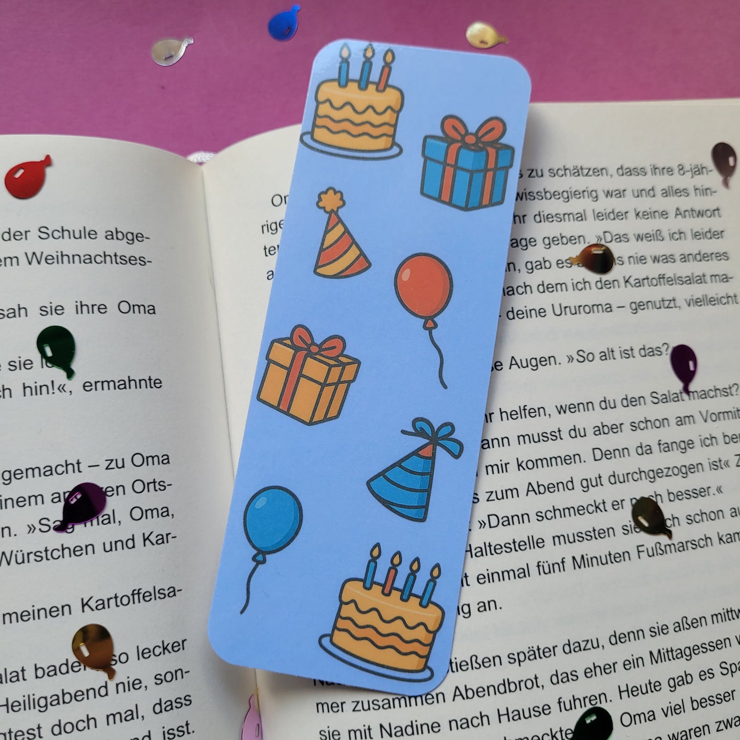 Standard-Lesezeichen "Geburtstag"