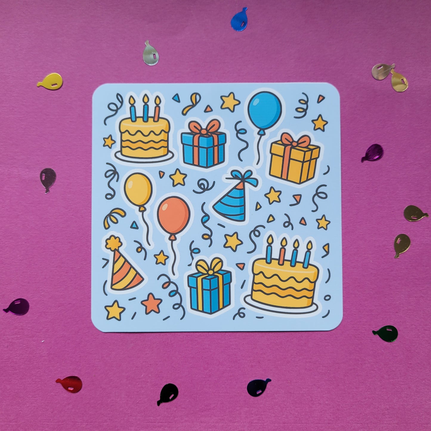 Stickerbogen "Geburtstag"