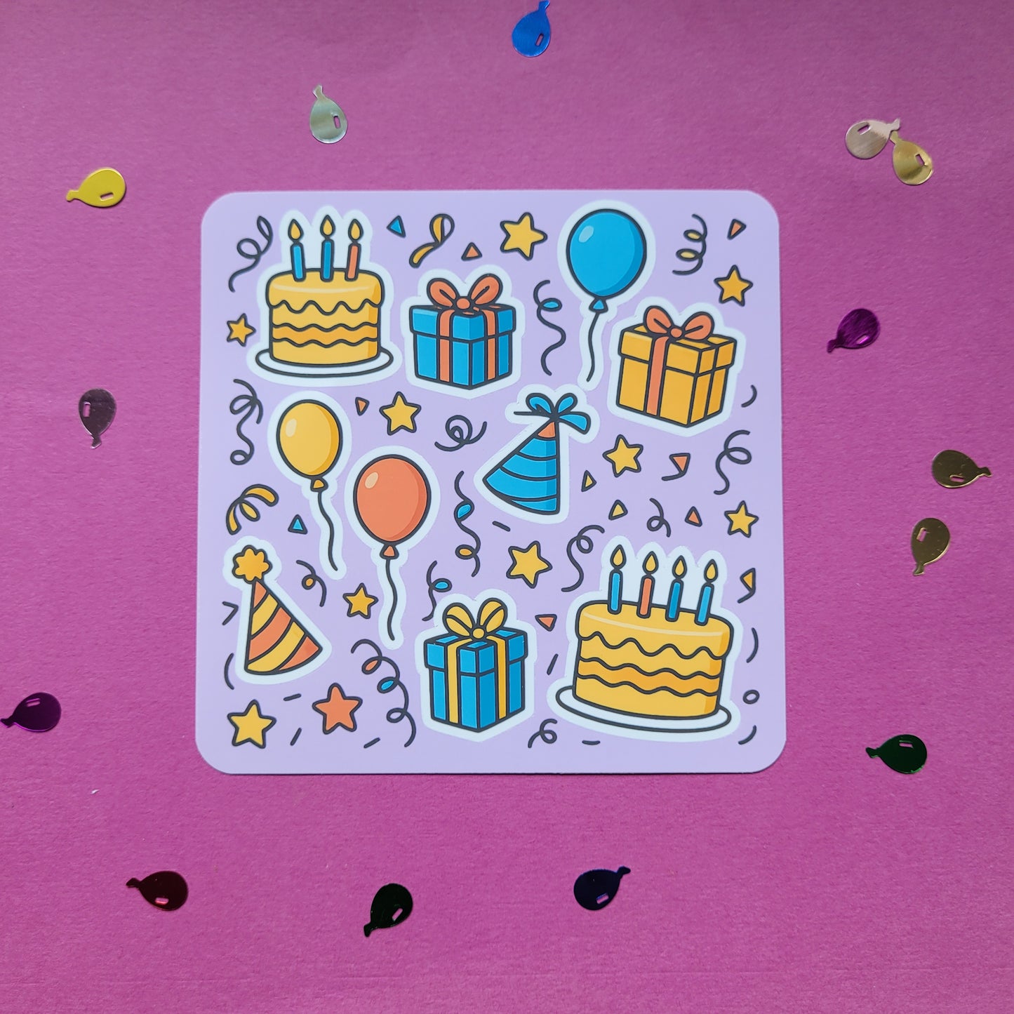 Stickerbogen "Geburtstag"