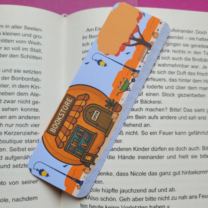 Standard-Lesezeichen „Buchhandlung Kürbis“