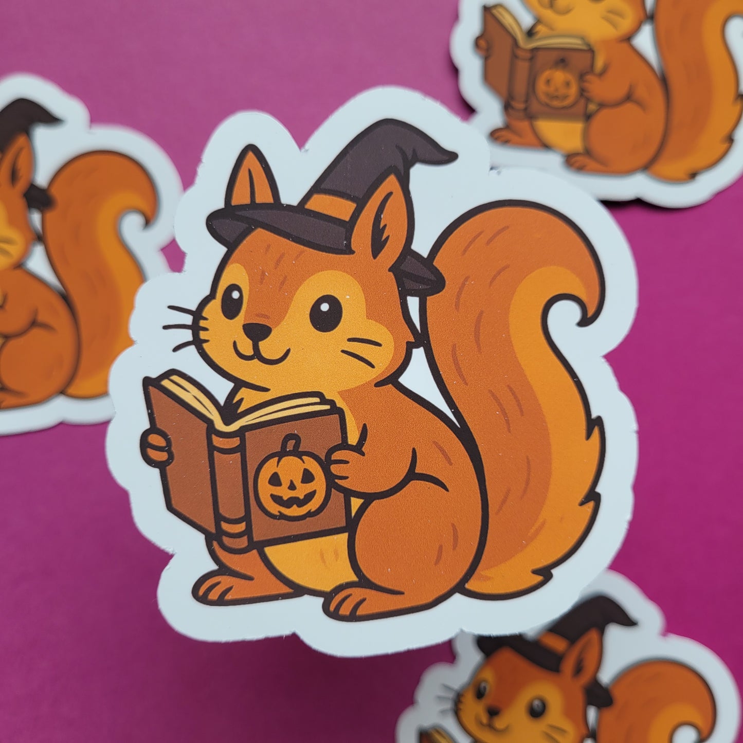 Sticker „Halloweenhörnchen"
