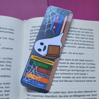 Standard-Lesezeichen „Halloweenbücherregal“