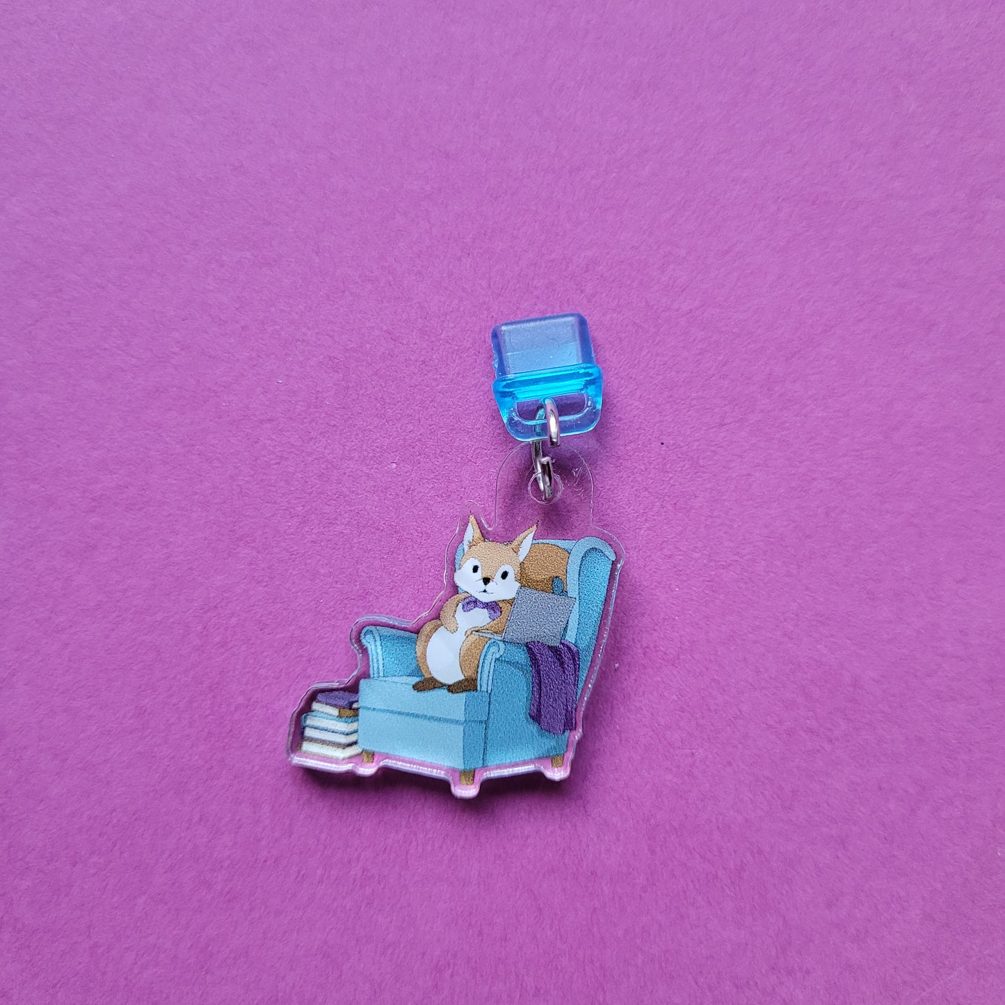 USB-C-Charm „Lesehörnchen“ 🐿