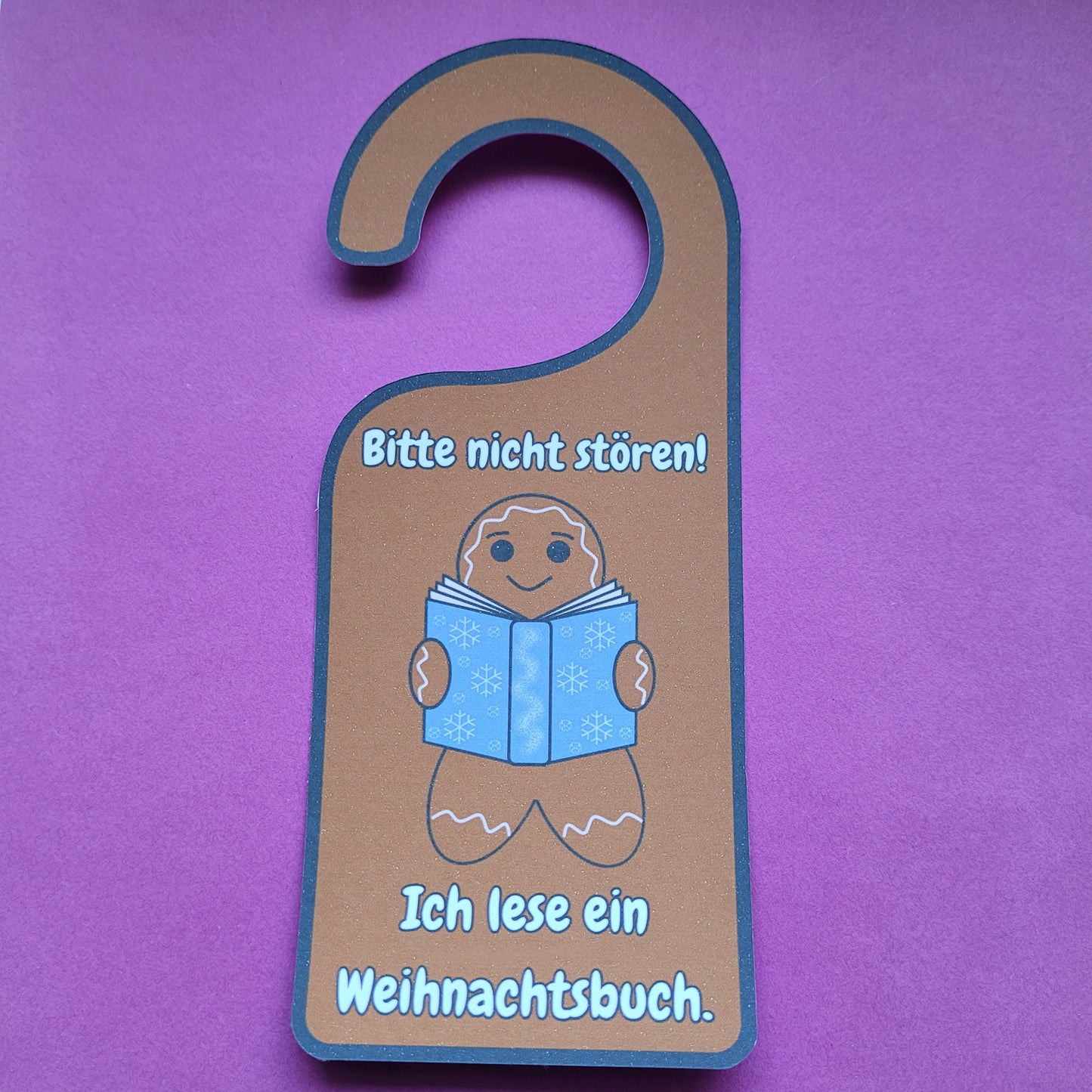 Türschild „Karl, der Lebkuchenmann“ 🎄