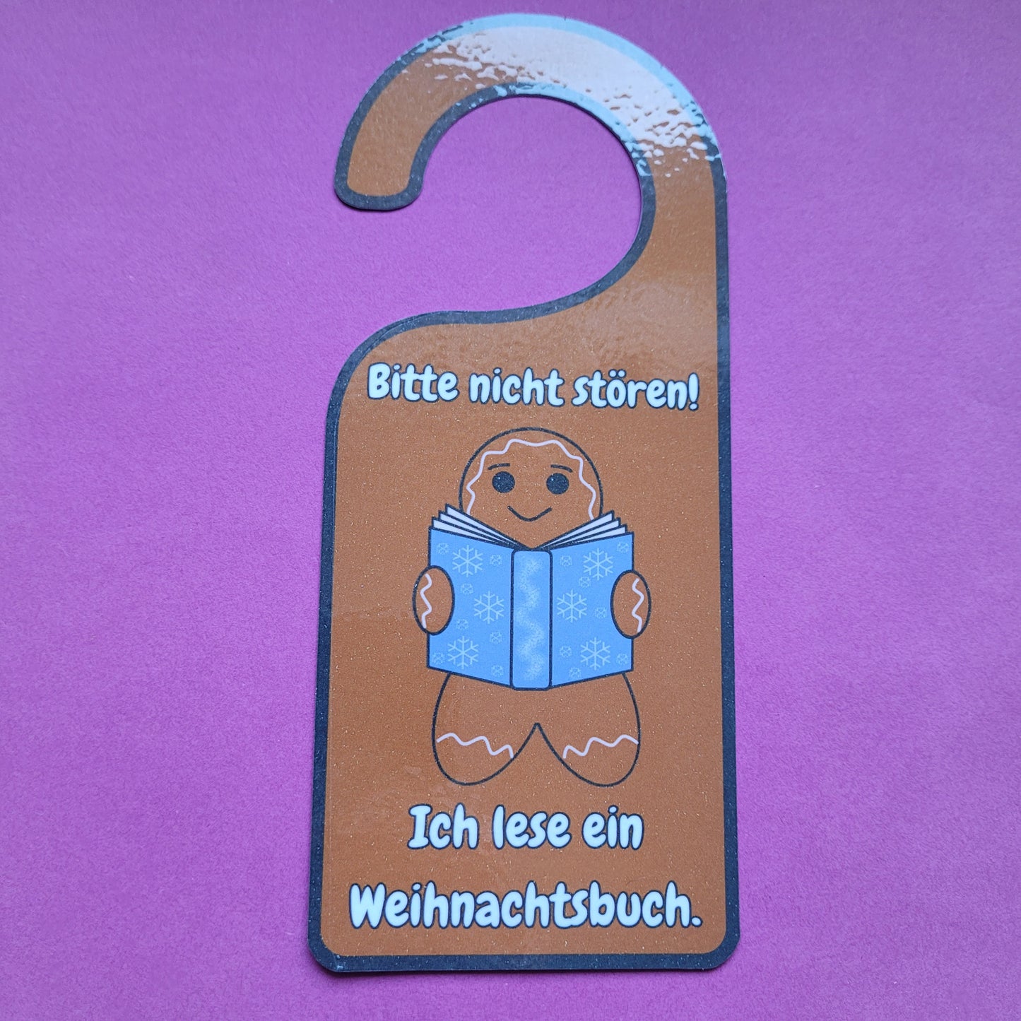 Türschild „Karl, der Lebkuchenmann“ 🎄