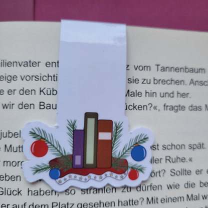 Magnet-Lesezeichen „Adventsgesteck“