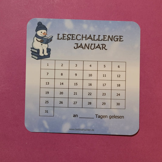 Lesetracker „Januar Lesechallenge" ⛄