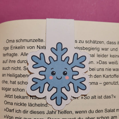 Magnet-Lesezeichen „Schneeflocke“