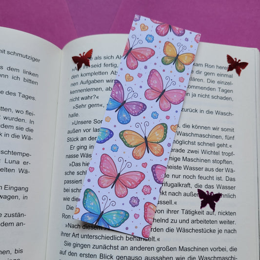 Standard-Lesezeichen „Schmetterlingstanz“ 🦋📚