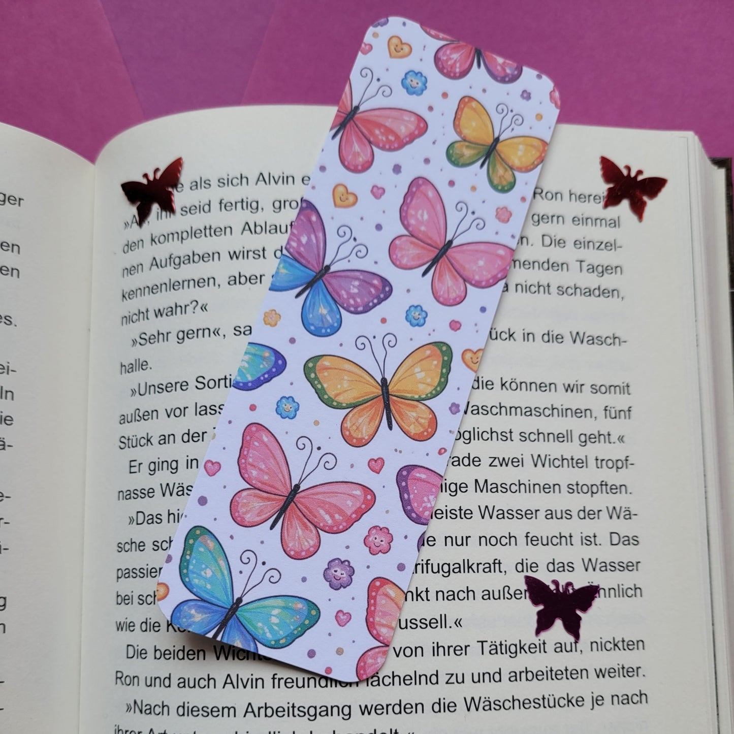 Standard-Lesezeichen „Schmetterlingstanz“ 🦋📚