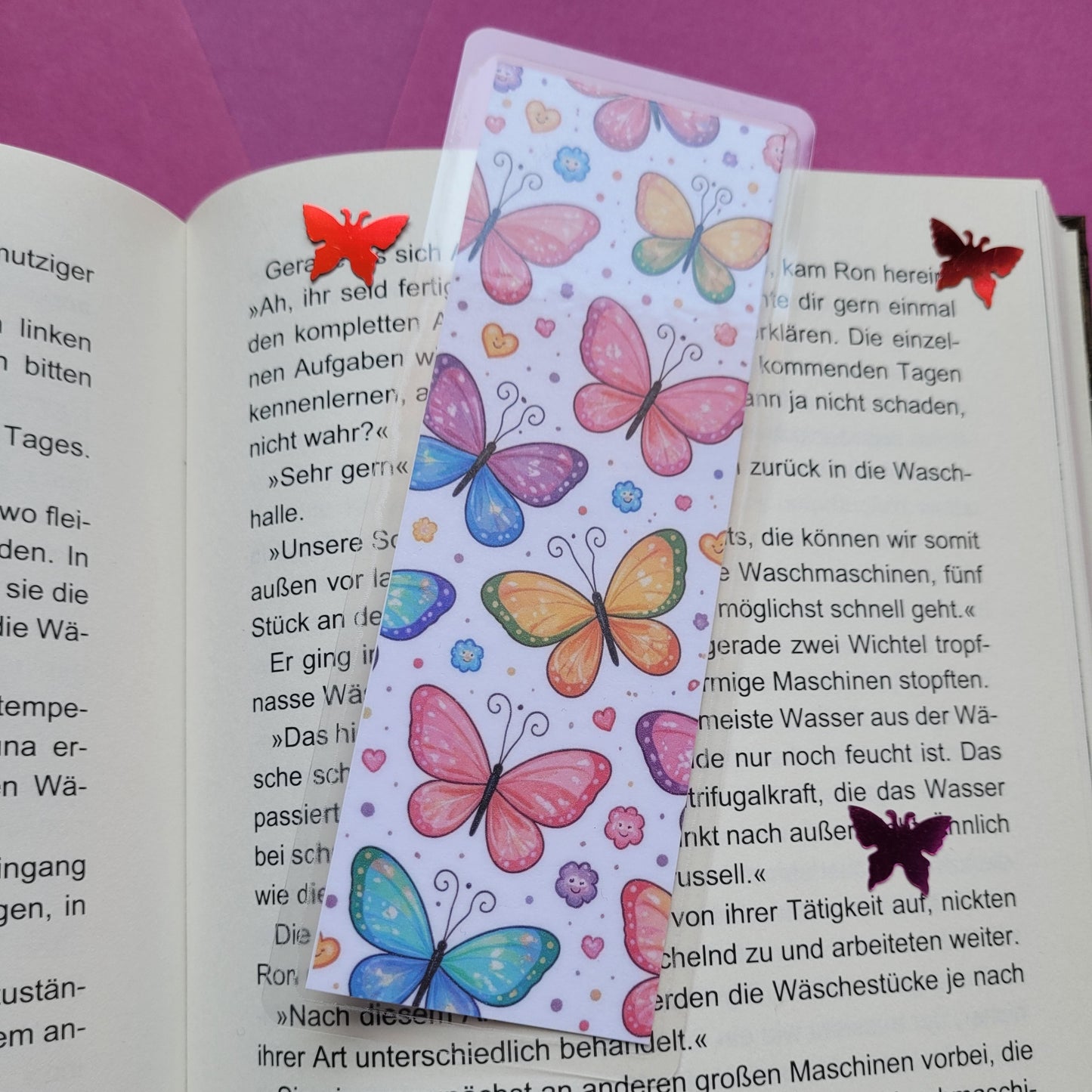 Standard-Lesezeichen „Schmetterlingstanz“ 🦋📚