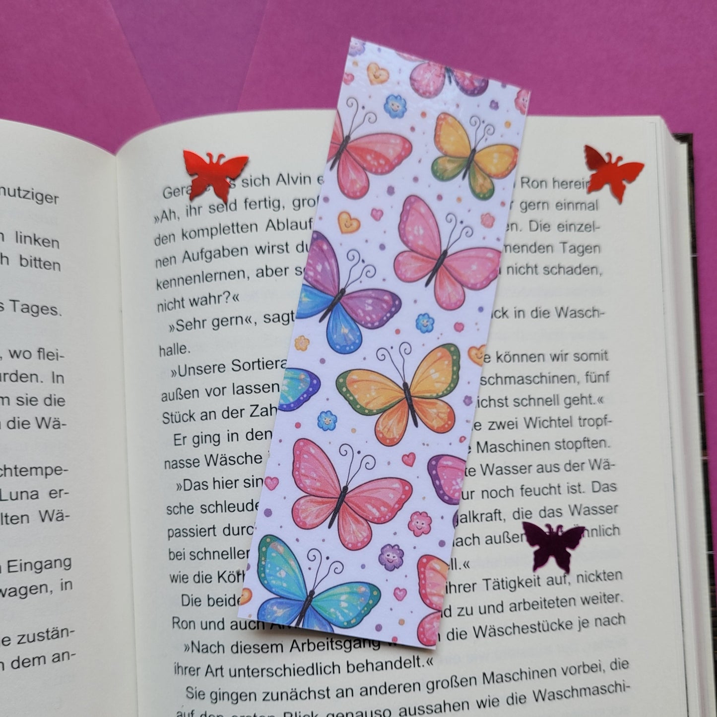 Standard-Lesezeichen „Schmetterlingstanz“ 🦋📚