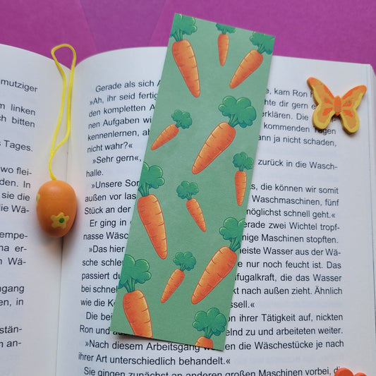 Standard-Lesezeichen „Karotte“ 🥕📚
