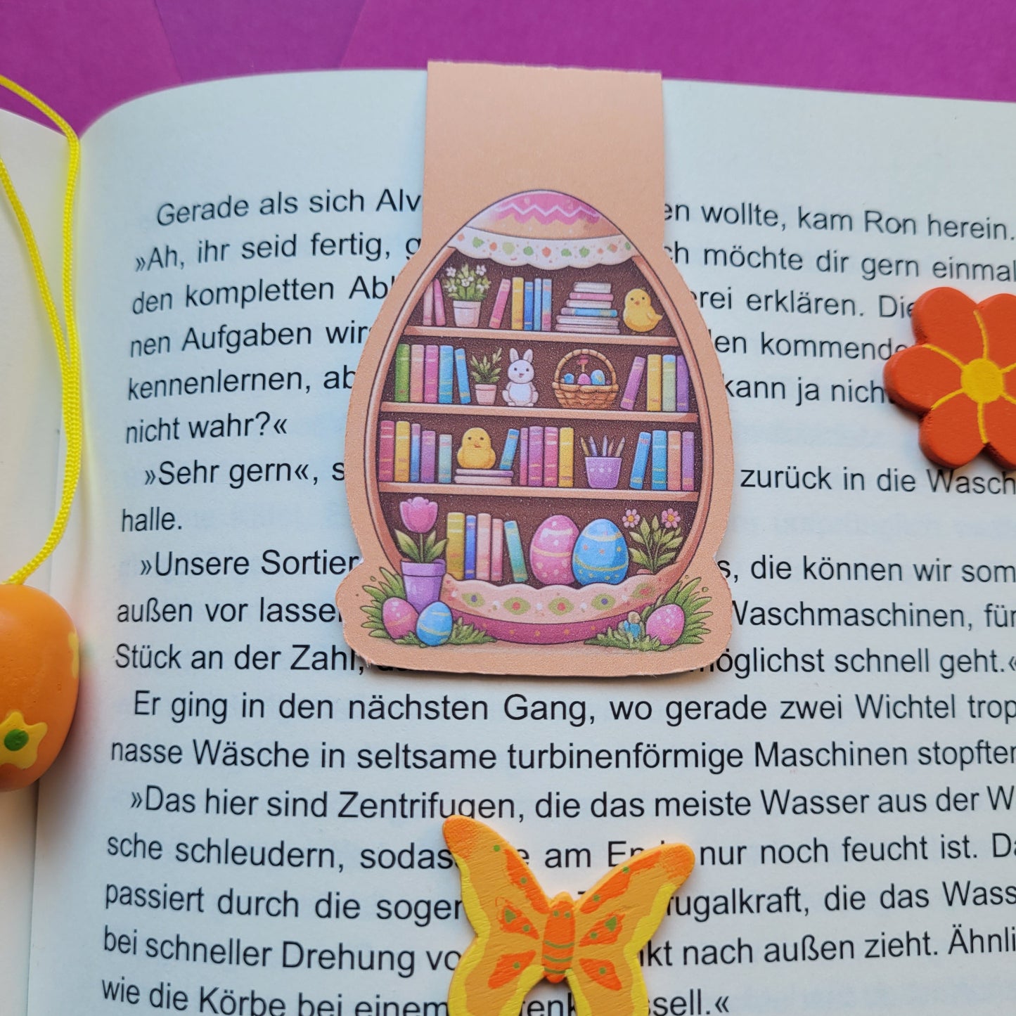 Magnet-Lesezeichen „OsterbücherEi“ 📚🥚