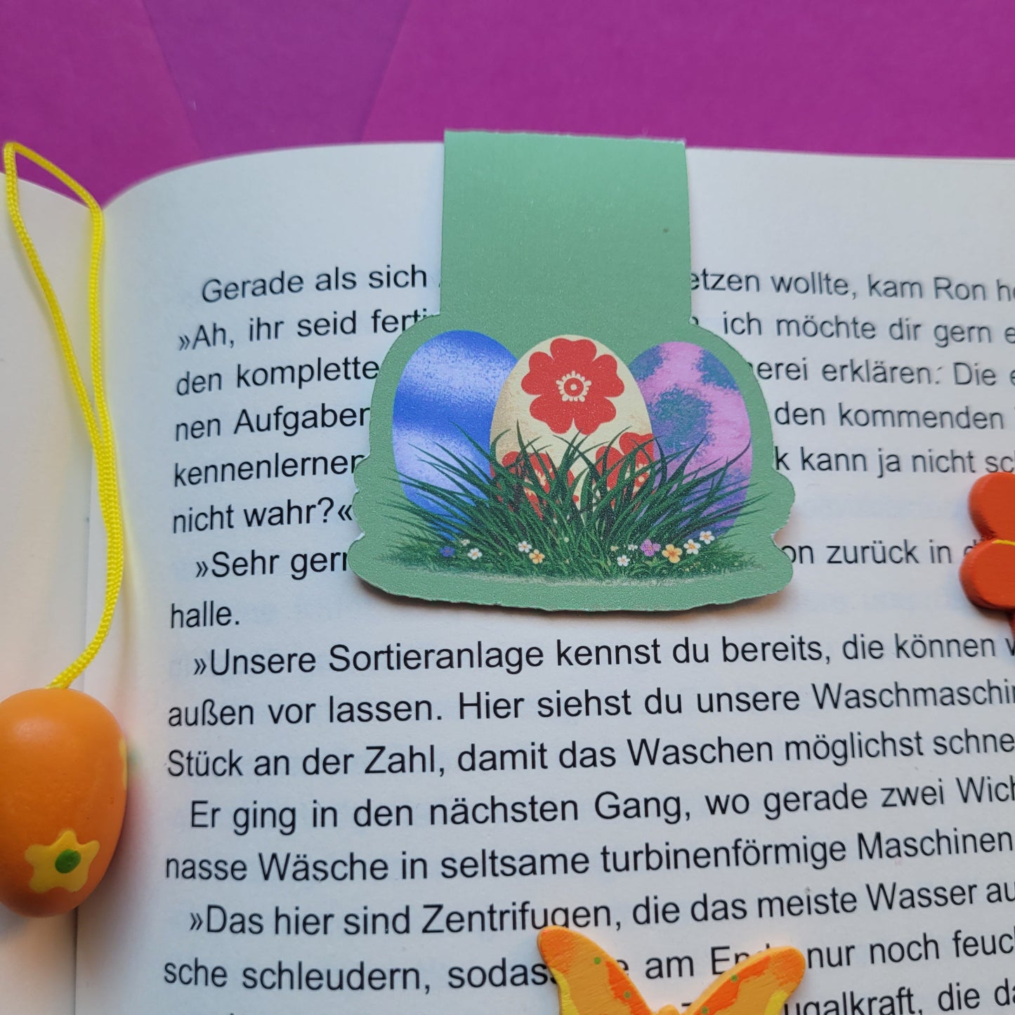 Magnet-Lesezeichen „Ostereier“ 🥚🌸