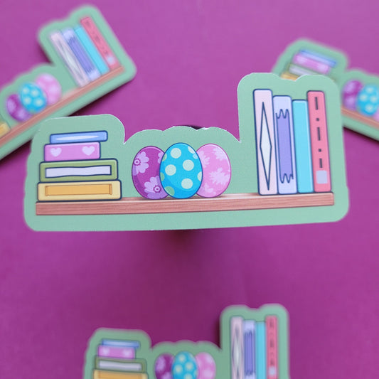 Sticker „Osterbuchregal“ 📚🥚