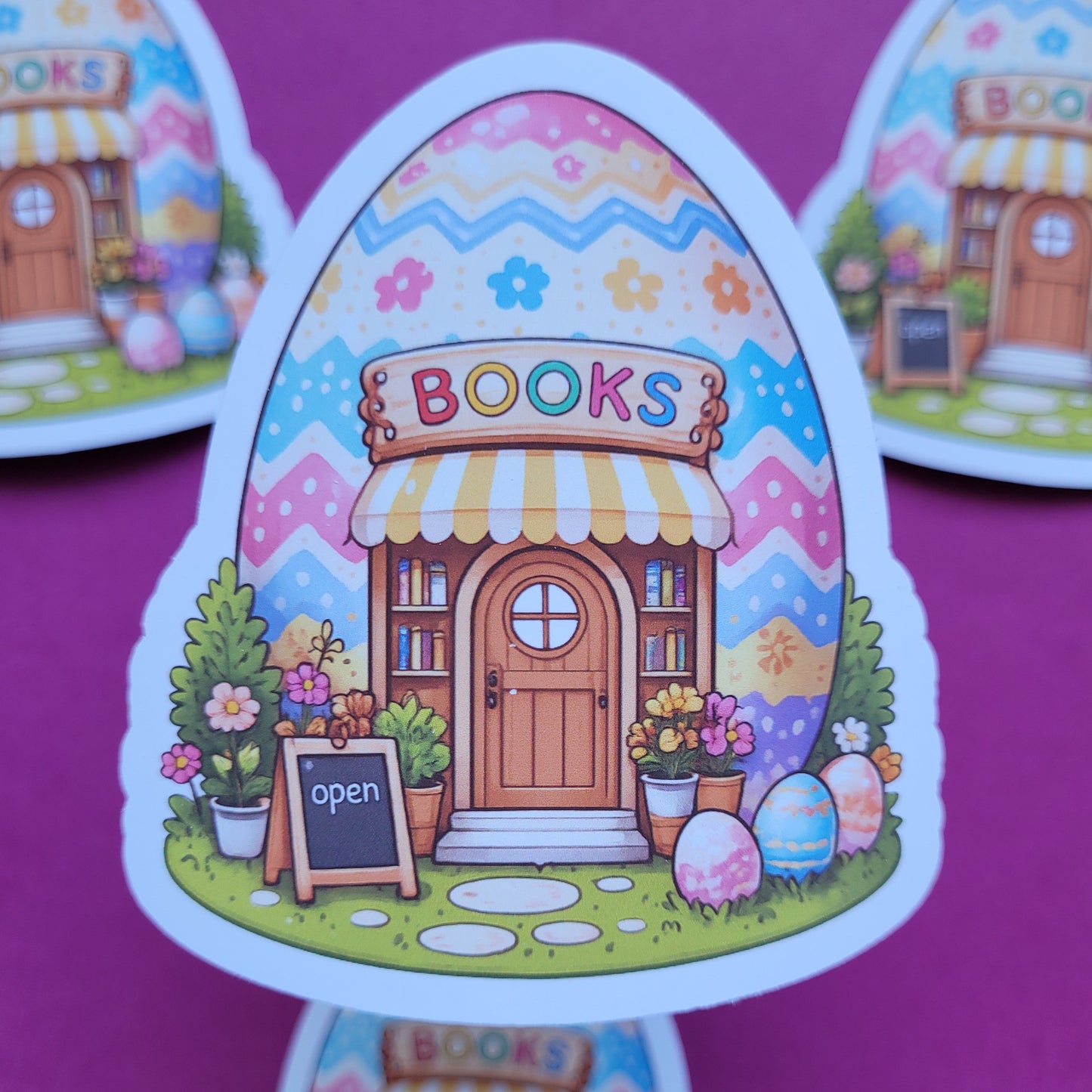 Sticker „Buchhandlung Osterei“ 🏬🥚