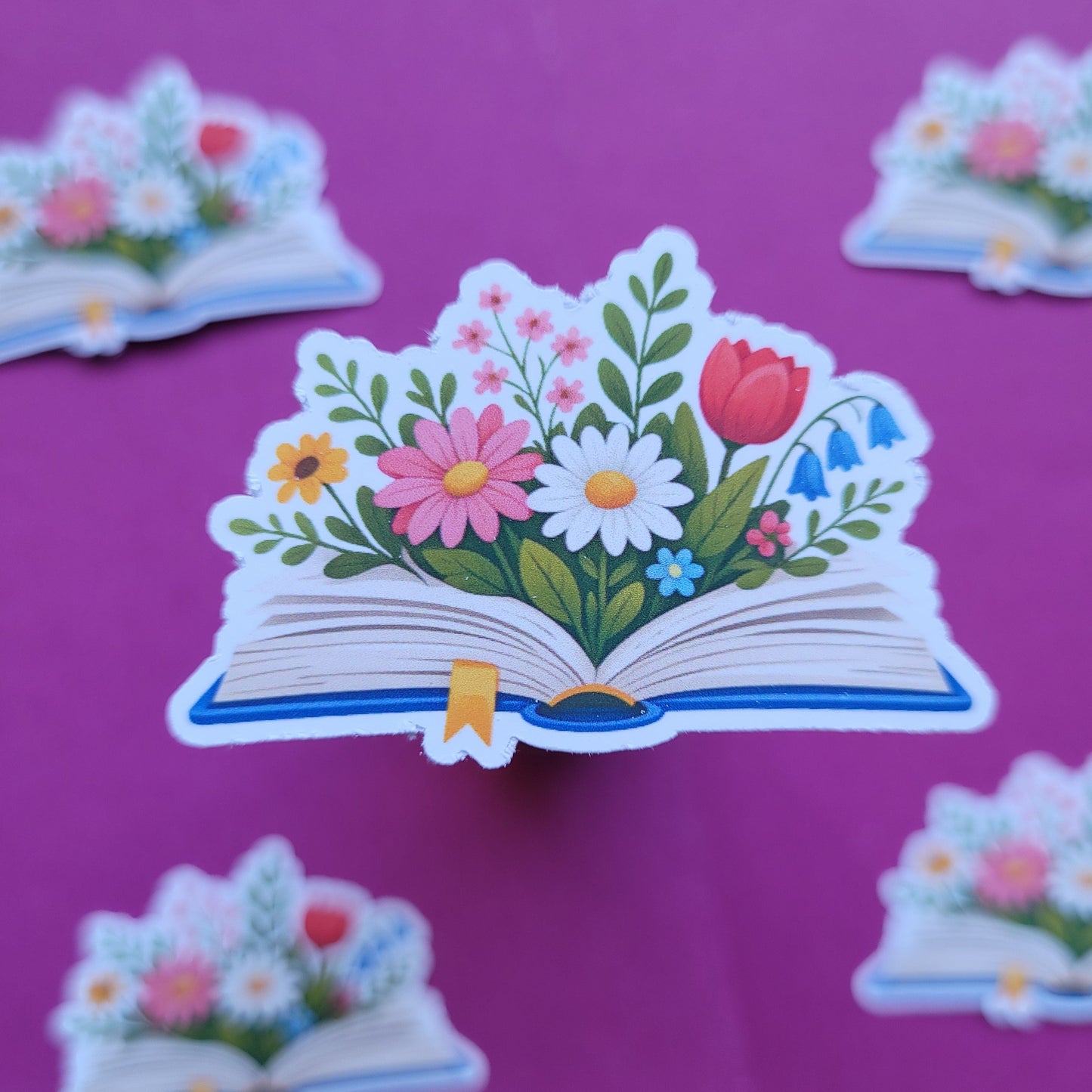 Sticker „Lesegarten - Erste Blüte“ 📖🌸