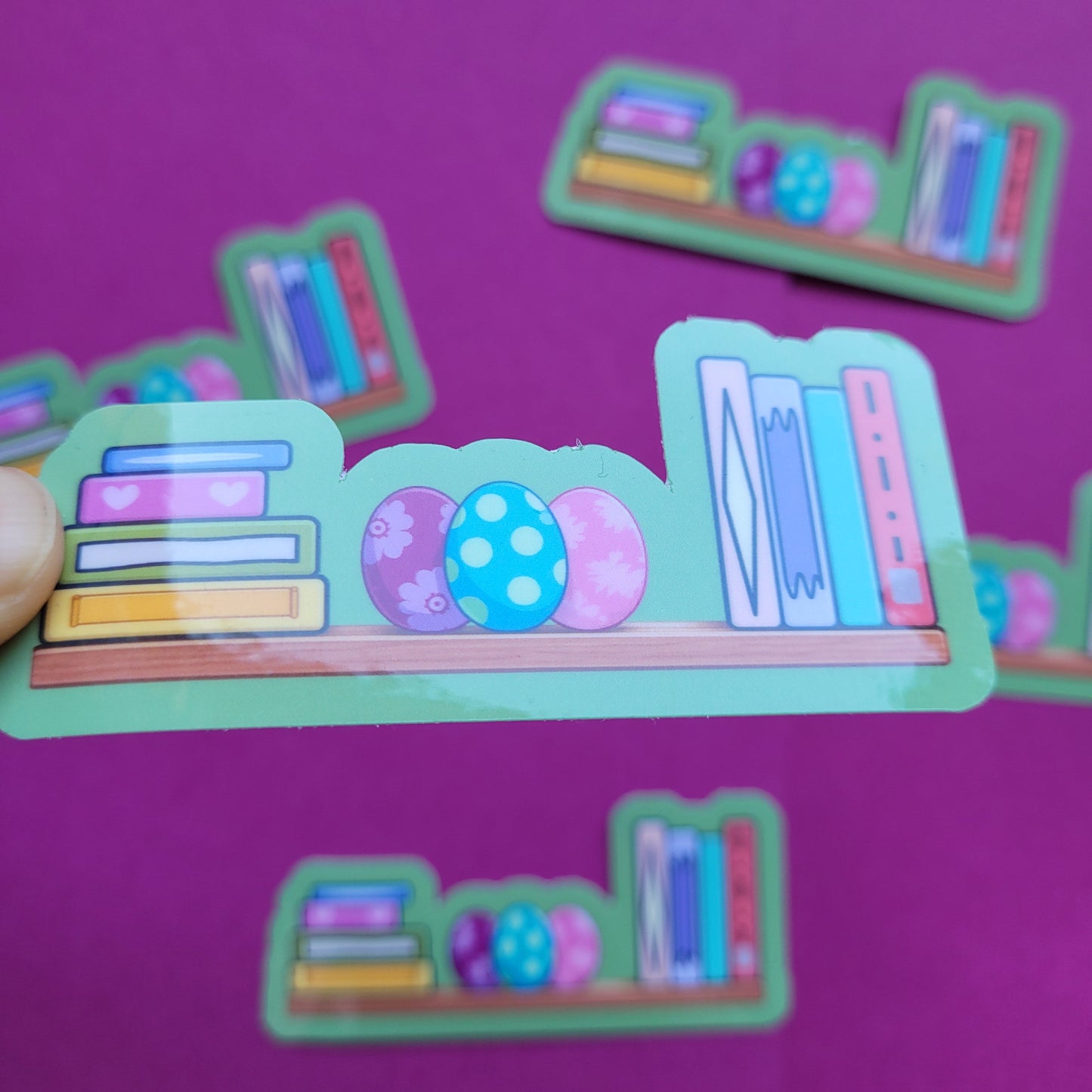 Sticker „Osterbuchregal“ 📚🥚