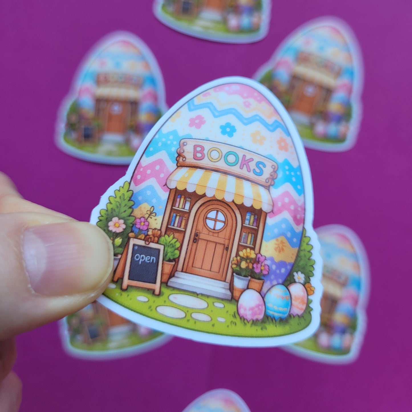 Sticker „Buchhandlung Osterei“ 🏬🥚