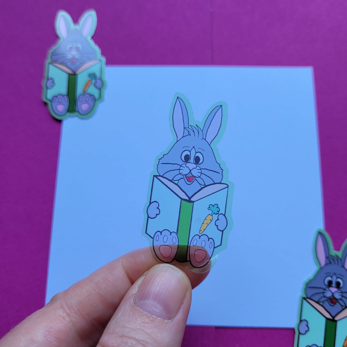 Sticker „Henry Hase“ 🐰📚