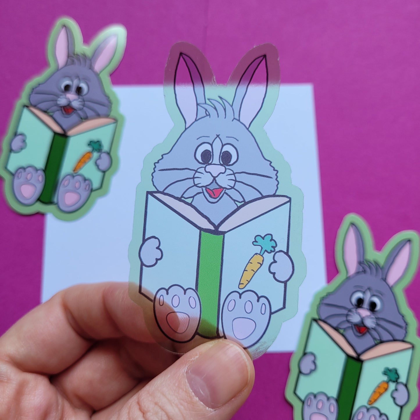 Sticker „Henry Hase“ 🐰📚