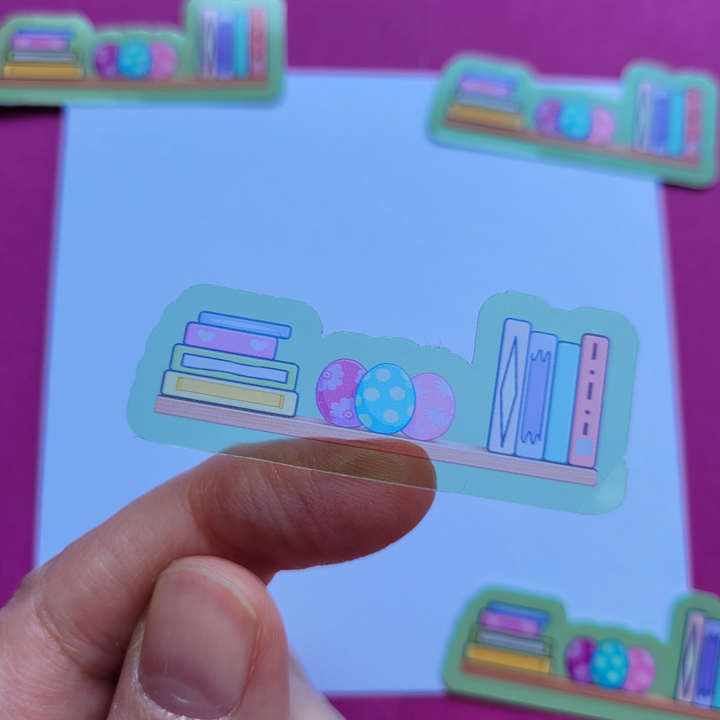 Sticker „Osterbuchregal“ 📚🥚
