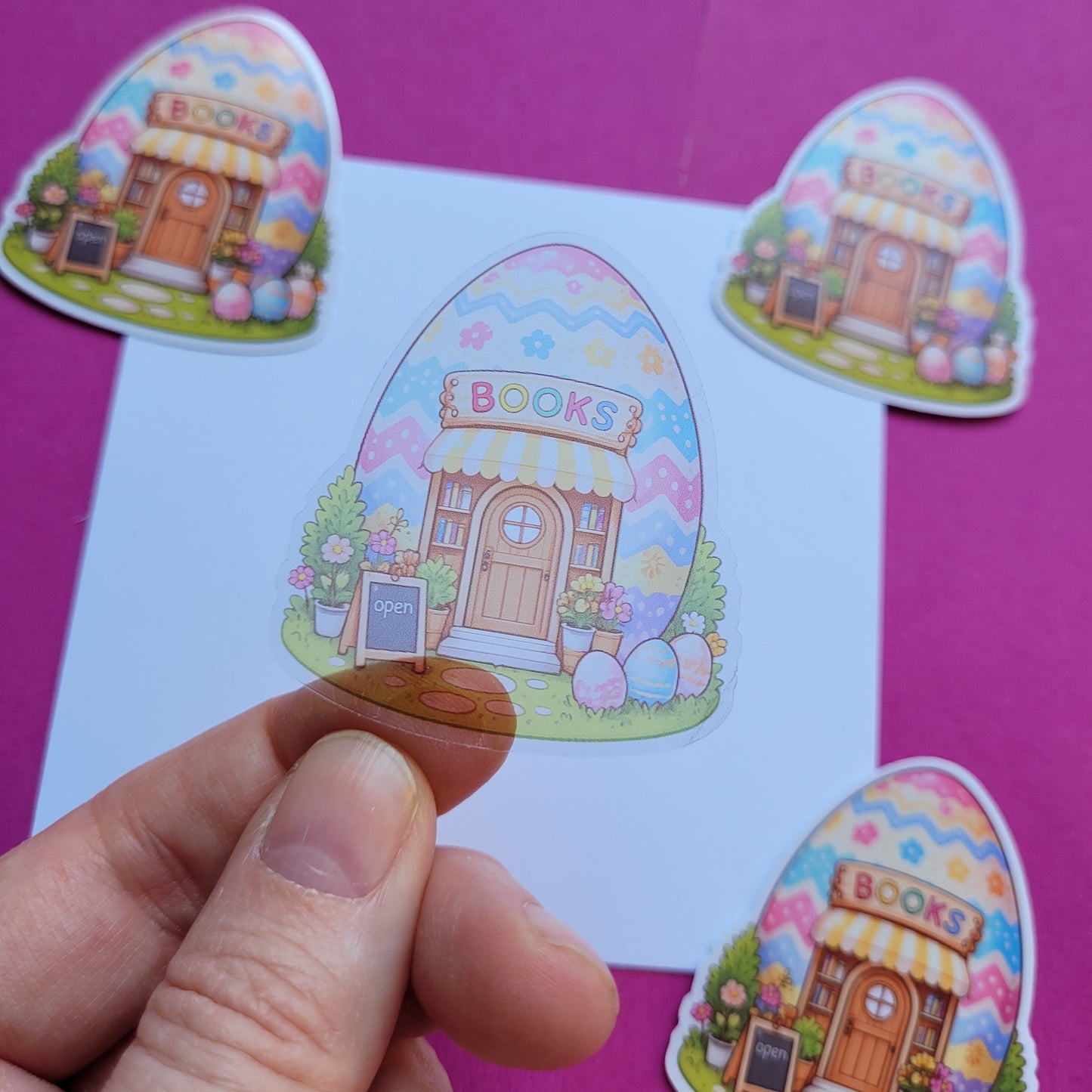 Sticker „Buchhandlung Osterei“ 🏬🥚