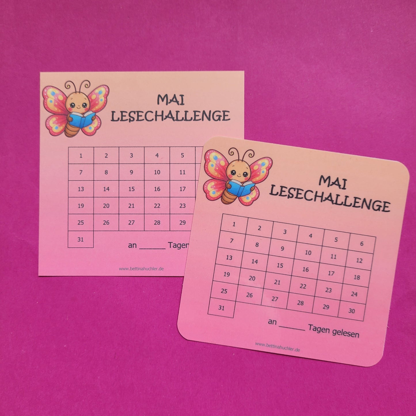 Lesetracker „Mai Lesechallenge“ 🦋