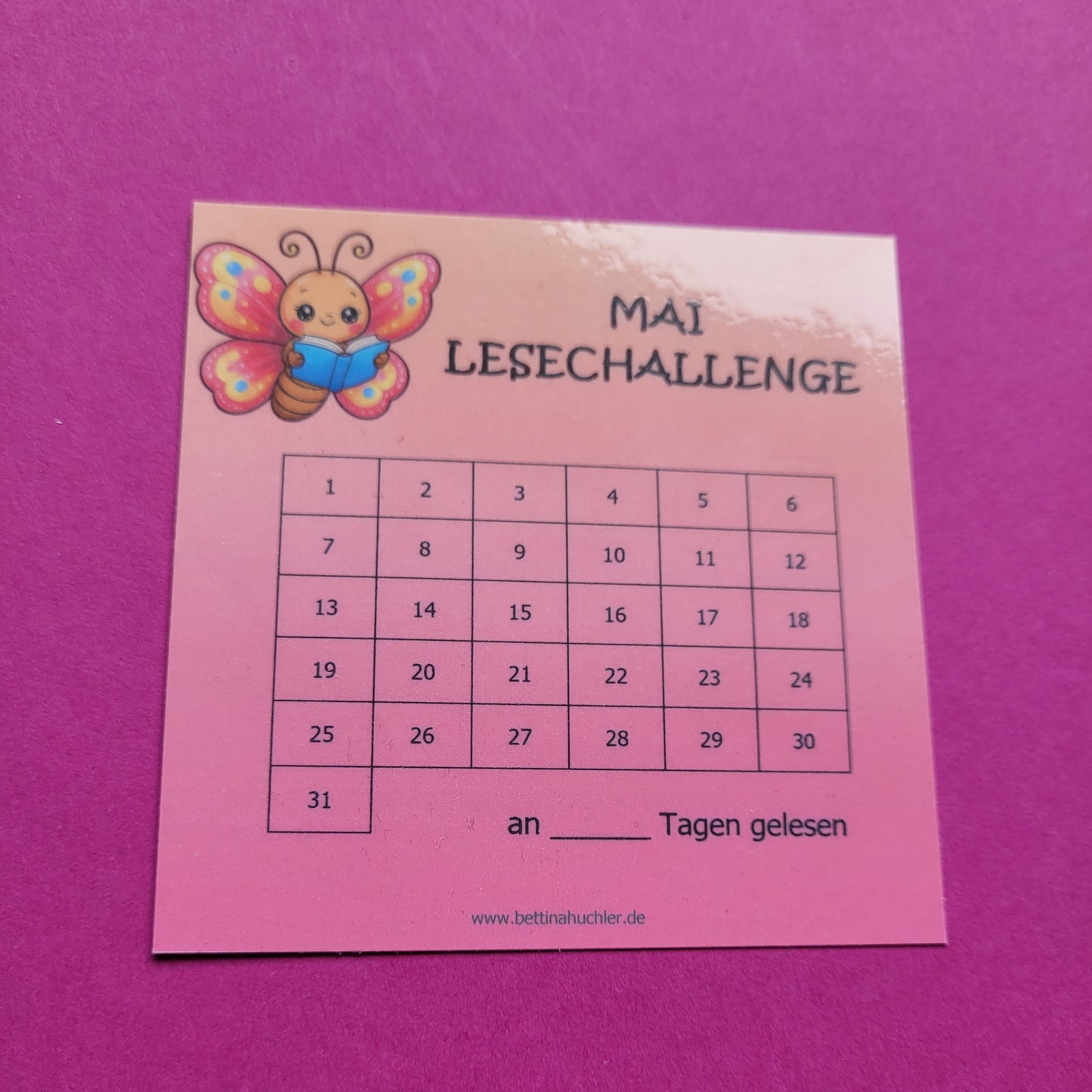 Lesetracker „Mai Lesechallenge“ 🦋