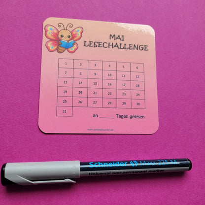 Lesetracker „Mai Lesechallenge“ 🦋