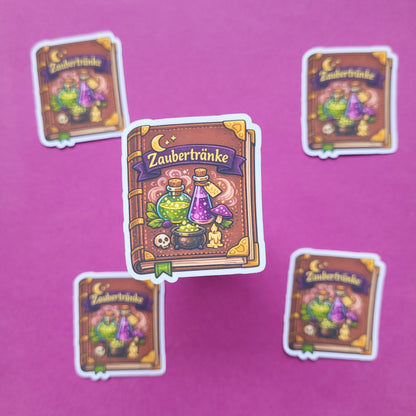 Sticker „Buch der Zaubertränke“ 📖🧪🌙