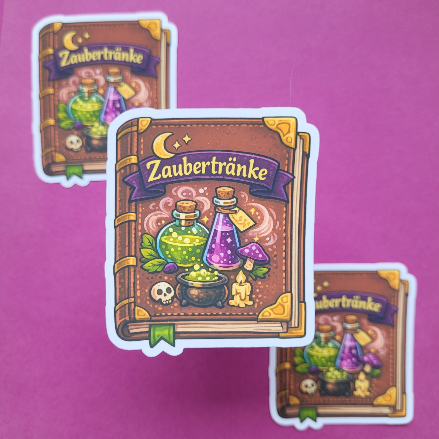 Sticker „Buch der Zaubertränke“ 📖🧪🌙
