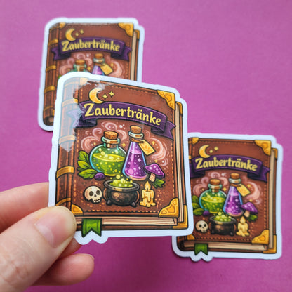 Sticker „Buch der Zaubertränke“ 📖🧪🌙