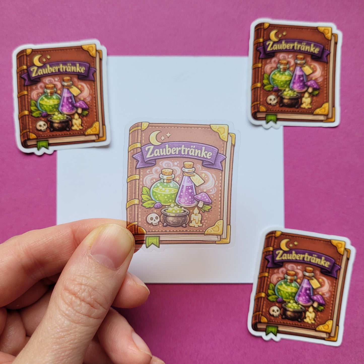 Sticker „Buch der Zaubertränke“ 📖🧪🌙