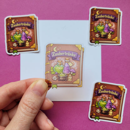 Sticker „Buch der Zaubertränke“ 📖🧪🌙