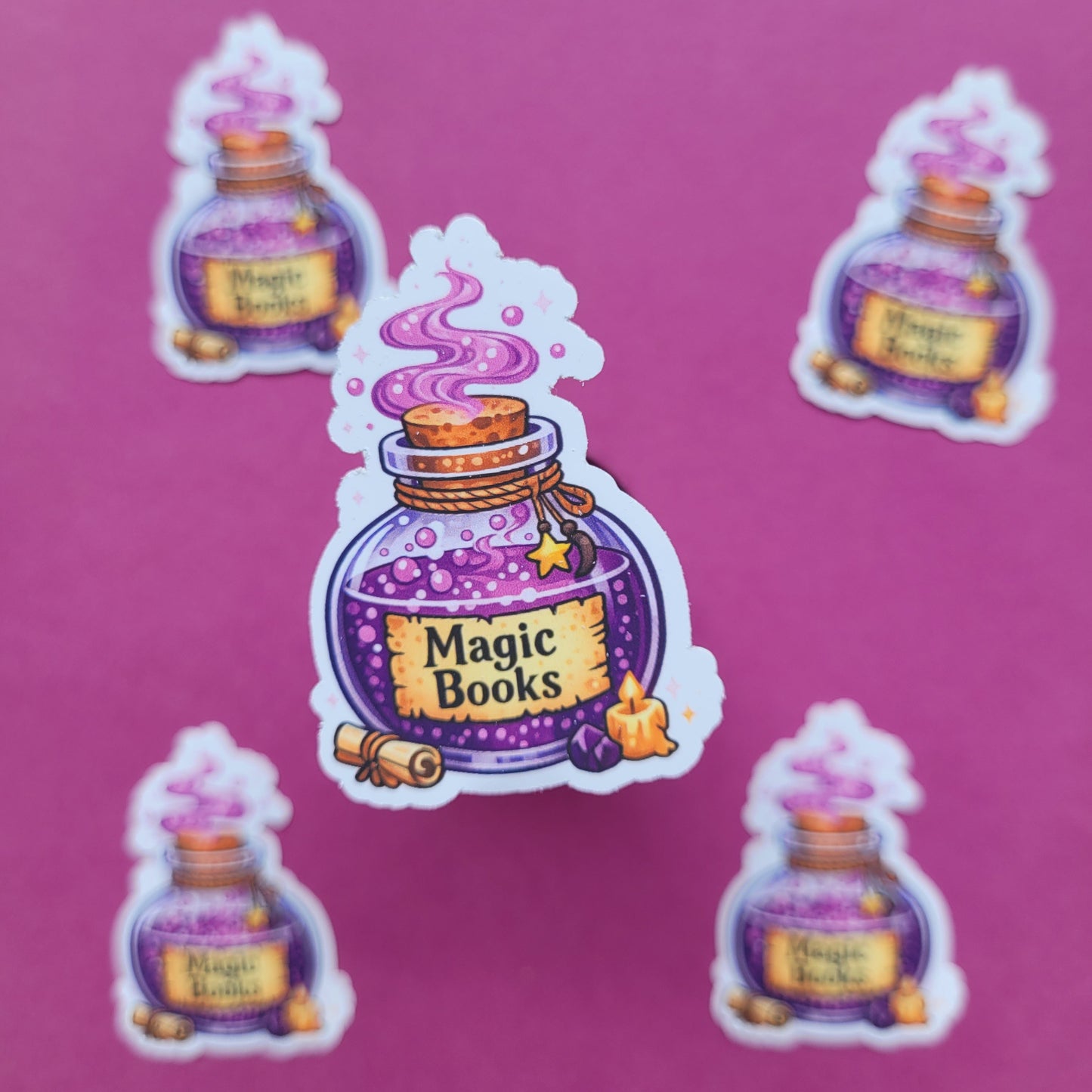 Sticker „Zaubertrank Magic Books“ 🧪📖✨