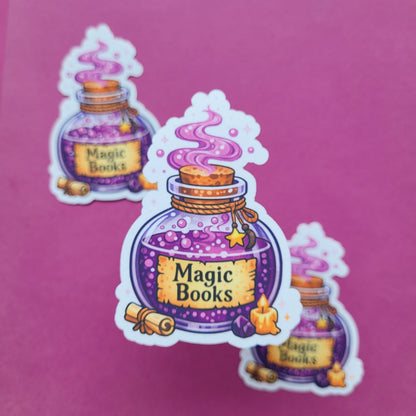 Sticker „Zaubertrank Magic Books“ 🧪📖✨